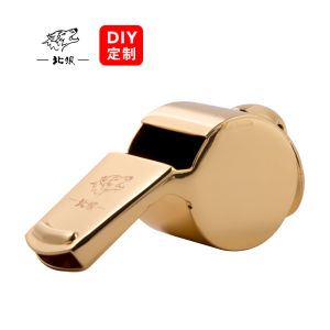 Sáo Cứu Sinh Ngoài Trời Bằng Đồng Nguyên Chất Sáo Thể Thao Thể Dục Có Âm Lượng Lớn Sáo Chỉ Huy Trung Cao Mạ Vàng Thật