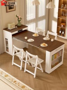 QIANGXIANG | Extendable and Foldable Kitchen Dining Table