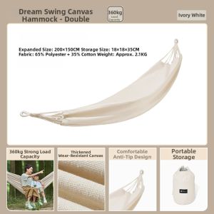 Mobi Garden | Portable Easy-Storage Swing Hammock Thick Canvas
