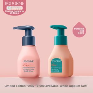 BODORME | Bodcrme Childrens Shampoo Oil-Control Dandruff Removal Volumizing For Infants 0-15 Years Old And Teenagers Large Children