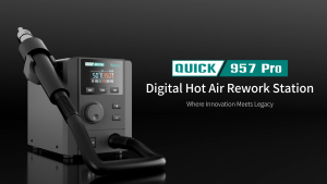 Quick 957Pro High Flow 40L/Min Smartphone Repair Tools Desoldering Stations for Repair/DIY/Industrial