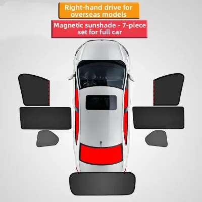 Heat Insulating Sunshade Curtain for Car Window Magnetic