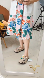 VIDVIEW !!ลดสนั่น!! รองเท้าหัวโต ลาย Line Friends หญิง Adda 5TD24WB พื้น 2density เบอร์ 36-39 ฟรี Jibbitz