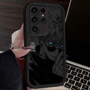 Bandai | Ốp Lưng Silicon Gojo Satoru Jujutsu Kaisen Hot Line Cho Samsung Galaxy S26/S25/S24/S23 Ultra/S22/FE/A07/A17/A37/A57 5G Chống Trầy Xước Chống Sốc