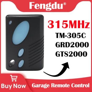 Garage Door Remote Control Duplicator Replacement Gliderol TM-305C 315MHz Compatible with GRD2000 GTS2000