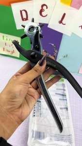 ZENTOR Adjustable Belt Hole Puncher 2-4.5mm – Penebuk Lubang Kulit & Tali Pinggang Heavy Duty