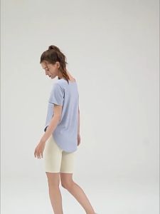 Hoppe Fumeng Sports Top T-shirt Casual Skin-friendly Short Sleeve (Blue/Peach/Green)