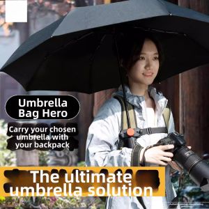 Sun Protection Photo Aiding Backpack Umbrella Clip