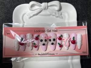 เล็บปลอมเจลแท้ 💯🐻 งานน่ารักๆ แถมฟรีอุปกรณ์ติดเล็บครบชุด 💅🏽