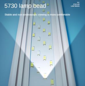 Aquarium Light Fish Tank LED Lamp Full Spectrum Dedicated Color Enhancement and Energy-Saving Algae Explosion Lamp Timed Tri-Color Switching