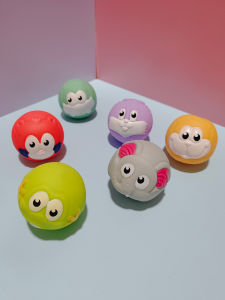 Bóng Vui Chơi Mềm Cho Trẻ Sơ Sinh Và Trẻ Em Đồ Chơi Động Vật Tắm Nước Đồ Chơi Giáo Dục Cho Trẻ Em Bóng Cầm Tay Có Âm Thanh Bóng Lò Xo Bằng Cao Su