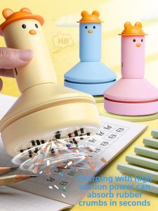 「China Plug」MONLEYTA | Desktop Vacuum Cleaner Mini Handheld Electric Charging Model For Keyboard Dust And Pencil Shavings Cleaning Childrens Desk