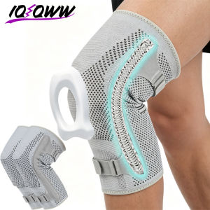 1/2PC Knee Brace with Patella Pad & Side StabilizersKnee Compression Sleeve Support for Women and Men ACL/PCL Running Sports