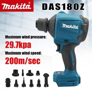 Makita | Makita DAS180 18V Cordless Brushless Air Blower Equipped Multi Nozzle For Car Dust Clearing Garage Workshop Waste Removal