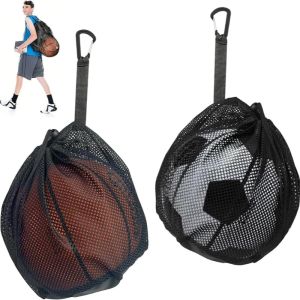 Portable basketball net bag football bag volleyball bag drawstring net bag training special net bag for sports shoes 1 bag