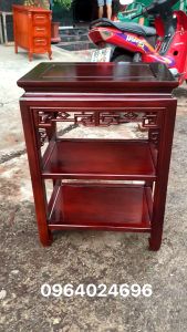 đôn chữ Nhật mặt 35x50 cao 70 và 40x60 cao 80 gỗ Nam Phi 2 đợt