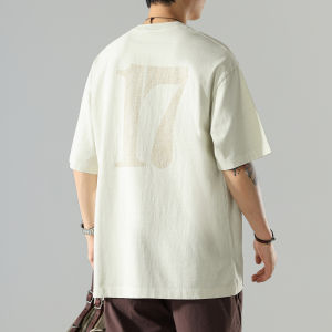 Wood soon | Retro Washed Pure Cotton Loose T-Shirt