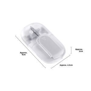 Precision Medicine Cutter Quartile Tablet Cutter Drug Dose Divider Household Health Care Plastic Tool for Pill Splitting