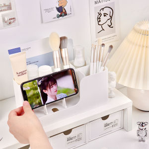 【D180】 Penahan Telefon Bimbit Multipurpose Desktop Organizer Adjustable Book Stand Stationary Cosmetic Makeup Mobile Phone Holder