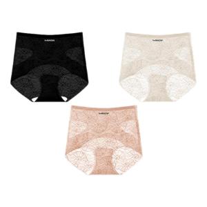 MiiOW | กางเกงชั้นในผ้าไหมน้ำแข็งเอวสูงสำหรับผู้หญิง กางเกงชั้นในทรงสามเหลี่ยมบางเฉียบไร้ตะเข็บระบายอากาศเซ็กซี่ลูกไม้ กางเกงชั้นในฤดูร้อนสำหรับผู้หญิง