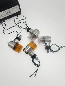 Mini Universal Retro Harley Compatible Turn Signal Light