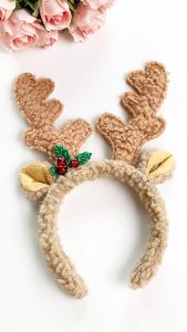 Pinky Bee Bando Natal Rusa Coklat 70401700