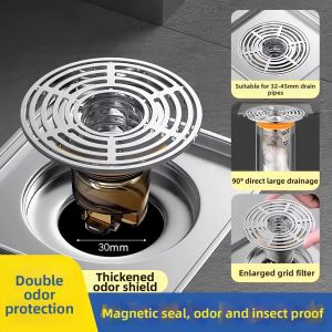 Odor and Pest Prevention Floor Drain Filter