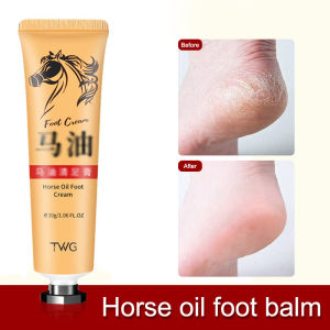 Ta💋.Minyak Kuda Krim Kaki Musim Gugur Musim Dingin Anti Kering Anti Retak Pelembab Krim Perawatan Kaki COD