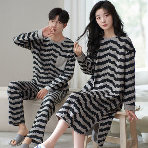 Bộ đồ ngủ đôi nam nữ MiiOW bằng cotton thoải mái và thoáng khí