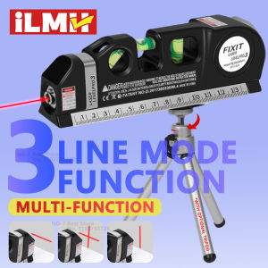 Laser Level Line Tool Precision Multipurpose Laser Level with Optional Tripod Adjustable Standard Cross Line Lase 2.5m/8ft