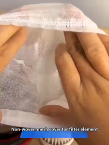 100PCS/Pack Convenient Disposable Non-Woven Mesh Bags Handheld Vacuum Cleaner Filter Covers for Home Care Supplies