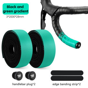 West Biking | WEST BIKING Triangle Gradient Sweat Proof Handlebar Tape Spiral Texture PU EVA Anti Slip Shock Absorption Road Bike Bar Wrap