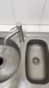 Vòi lavabo lạnh inox SUS 304 (18CM) vòi lavabo inox cao cấp dùng cho chậu rửa mặt (vòi rửa mặt nước lạnh)