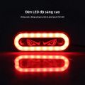 Bộ 2 Đèn LED Bên Cột Mốc Đèn Cho Xe Tải 12V-24V Mắt Thông Đèn Lái Xe An Toàn Đuôi Đèn Cảnh Báo Xe Tải Phụ Kiện. 