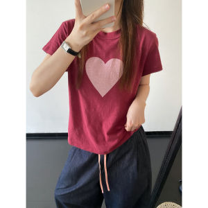 Áo Thun Tay Ngắn In Hình Đôi Tình Nhân Thông Gió Ôm Sát