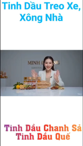 Tinh dầu Quế Trà My Tinh dầu Chanh Sả Xông Nhà Treo Ô Tô Hương thơm tự nhiên không gian thư giãn