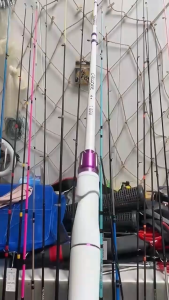 Spinning Fishing Rod 2.1M Glass Fiber 2 Sections for Tilapia Carp