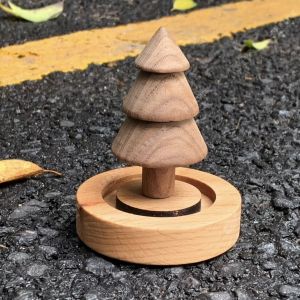 Wooden Essential Oil Diffuser Christmas Tree Decorative Item Home Fragrance Evaporator Perfume Diffuser Small Niche Style