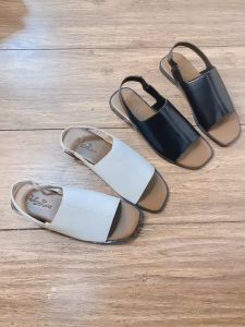 Giày nữ bệt giày quai hậu da pu kiểu dáng đơn giản dễ phối đồ