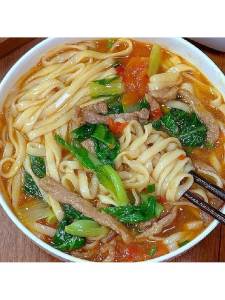 Healthy Non-fried Handmade Noodles Spicy Beef Instant Easy-to-cook Large Bucket