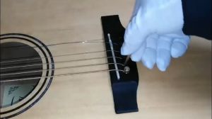 Isi 6 Bridge Pin Philter Gitar Akustik Bahan Tembaga Pin Gitar