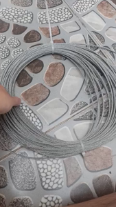 Dây cáp thép mạ kẽm Ø 4mm (3.8mm - Sợi 6x19) (Giá/ 1 mét dây)