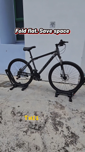 T2P Bicycle Stand Portable and Foldable Wings Bicycle 16”- 29” Bike Space Saving Bike Bracket Outdoor or Indoor Storage Stand Wings Are Not Foldable