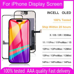 OLED Pantall For iPhone 14 15 16 17 LCD Incell For iphone 11 12 13 Pro Max 13 Mini 14 Plus LCD Display Screen Digitizer Assembly