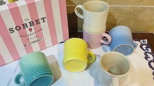 LE CREUSET Sorbet Collection Pastel Ceramic Tumblers 6-Piece Set 350ml