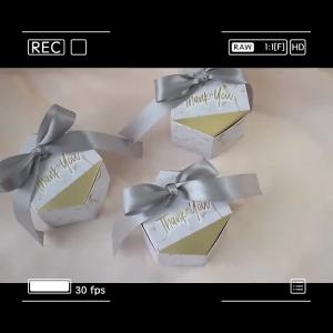 Luxuriously Marbling Candy Boxes Wedding Favors Party Supplies Baby Shower Gift Box Birthday Christmas Party Decoration