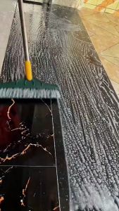 Chổi vệ sinh chà sàn thiết kế đầu gạt nước và đầu chổi xoay 120 độ  Cây chà sàn gạt nước nhà tắm đa năng 2 trong 1