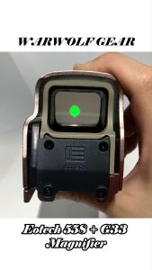 Outdoor sports toys competitive games Gear Eotech 558+G33 Magnifier WARWOLFGEAR