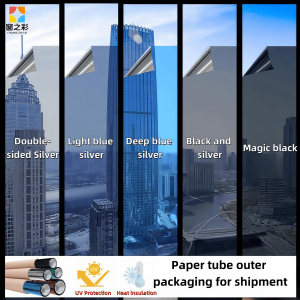 One-Way Perspective Glass Window Sticker Insulating Window Film Window Privacy Film Isolation 99% Uv Mirror Reflection