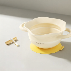 Taoqibaby | Infant Self-feeding Suction Plate Silicone Bowl